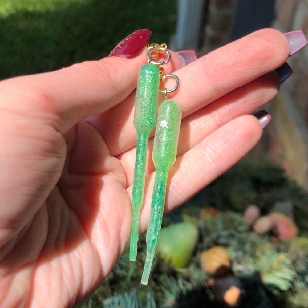 Uranium vile earrings